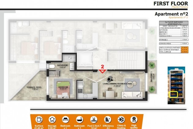 New Build - Apartment - flat -
Torrevieja - Playa del Acequión