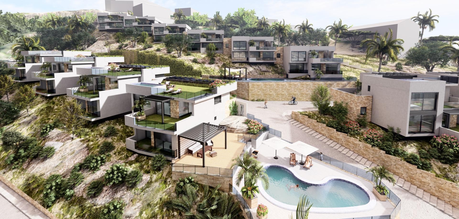 Nowy budynek - Willa - bliźniak -
Altea - Sierra de Altea