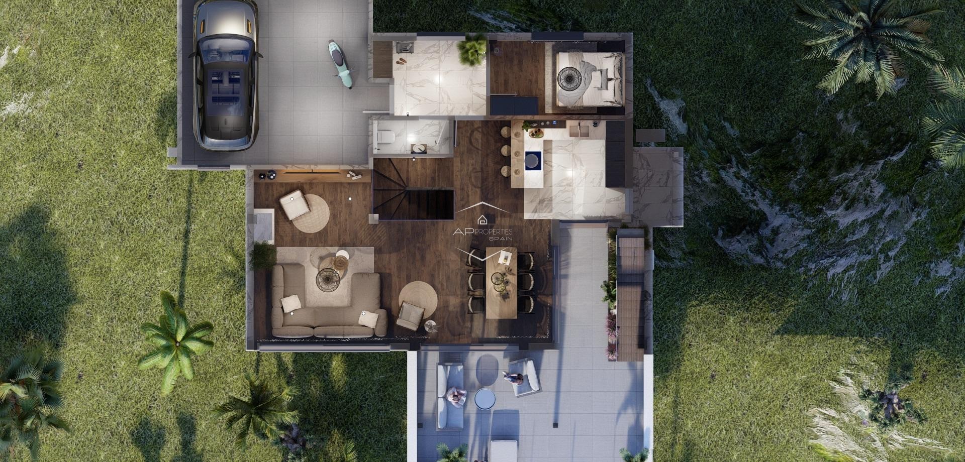 Nowy budynek - Willa - bliźniak -
Altea - Sierra de Altea