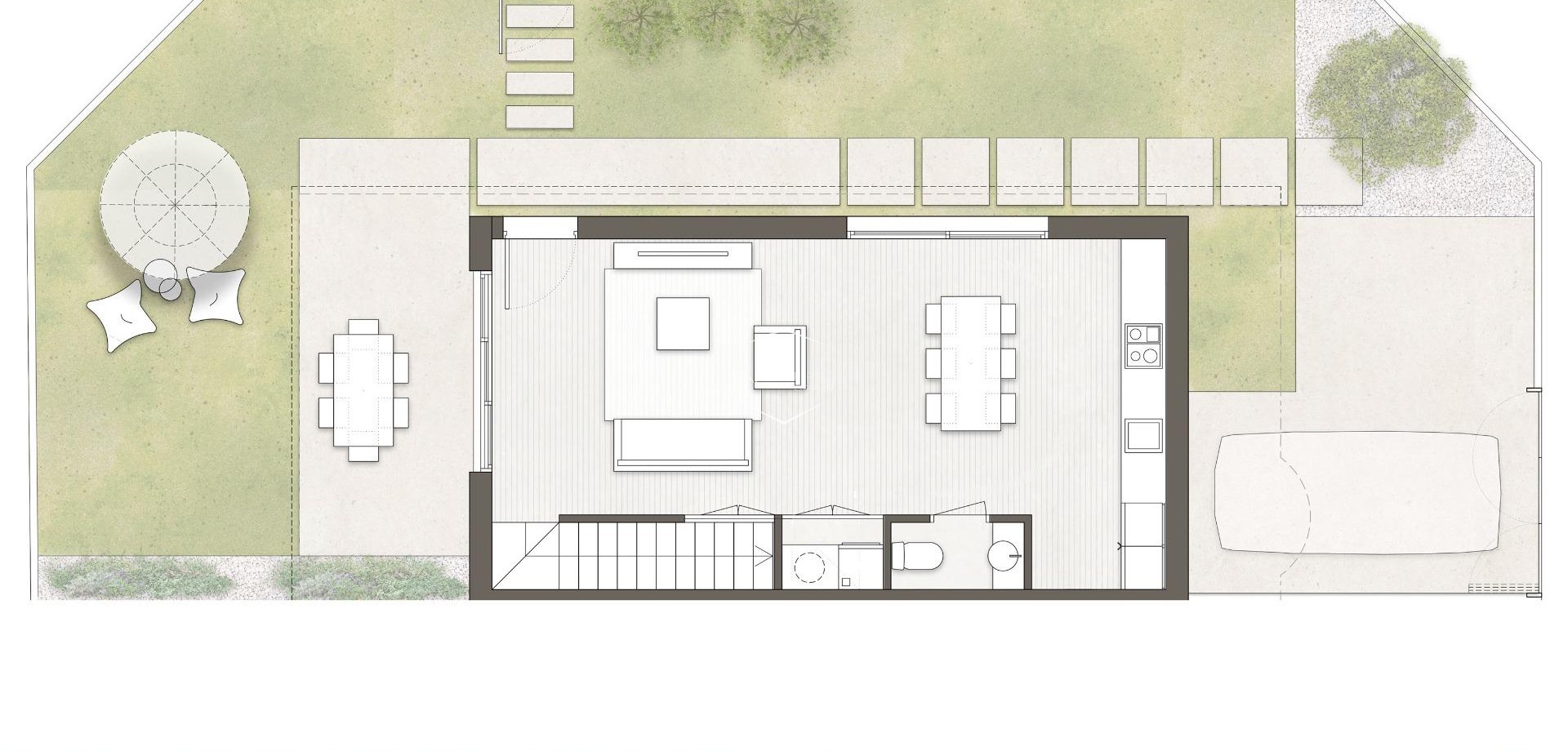 Nowy budynek - Willa - bliźniak -
Pilar de la Horadada - pueblo