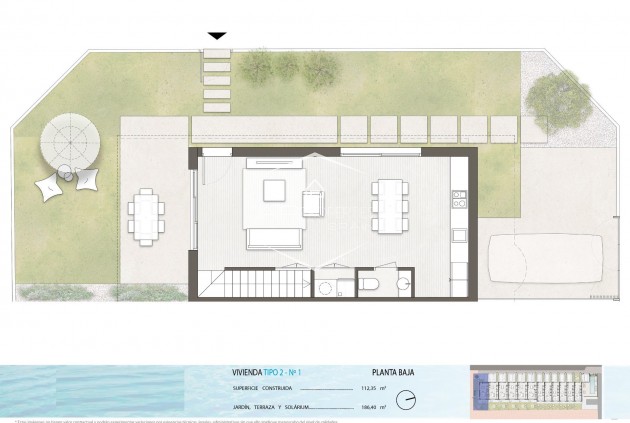 Nowy budynek - Willa - bliźniak -
Pilar de la Horadada - pueblo