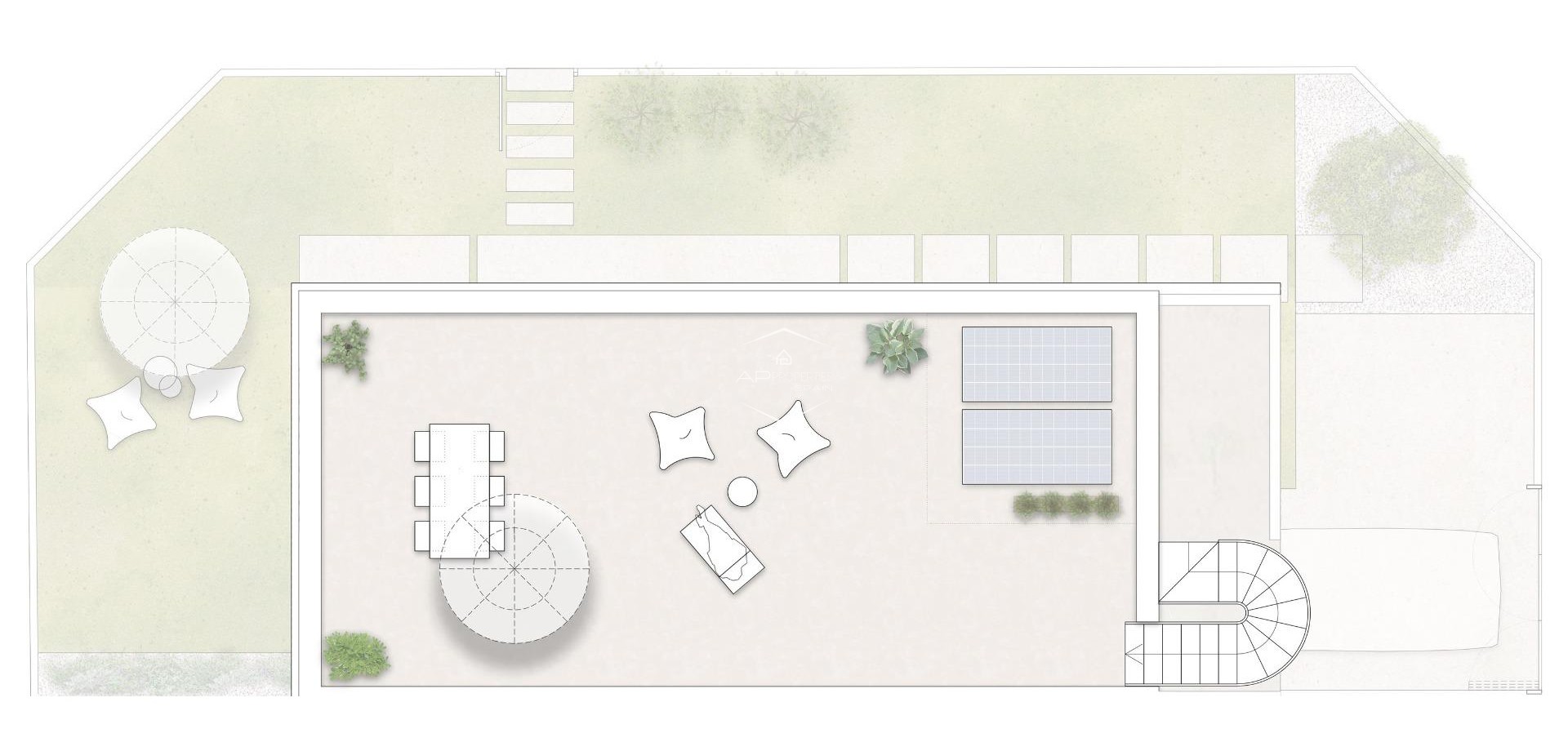 Nowy budynek - Willa - bliźniak -
Pilar de la Horadada - pueblo