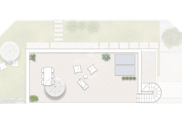 Nowy budynek - Willa - bliźniak -
Pilar de la Horadada - pueblo