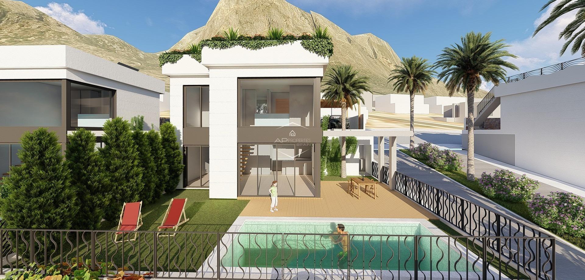 Nieuwbouw Woningen - Villa - Vrijstaand -
Polop - Urbanizaciones