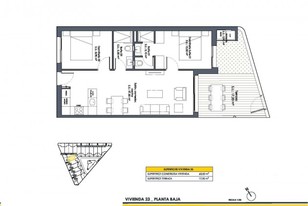 Nueva construcción  - Bungalow -
San Fulgencio - Pueblo
