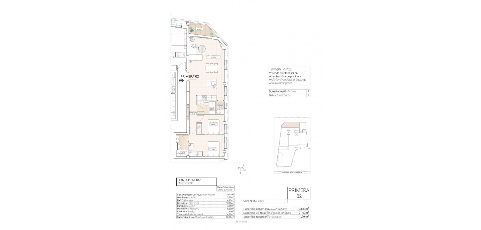 Nieuwbouw Woningen - Appartement- flat -
Hondón de las Nieves - Pueblo