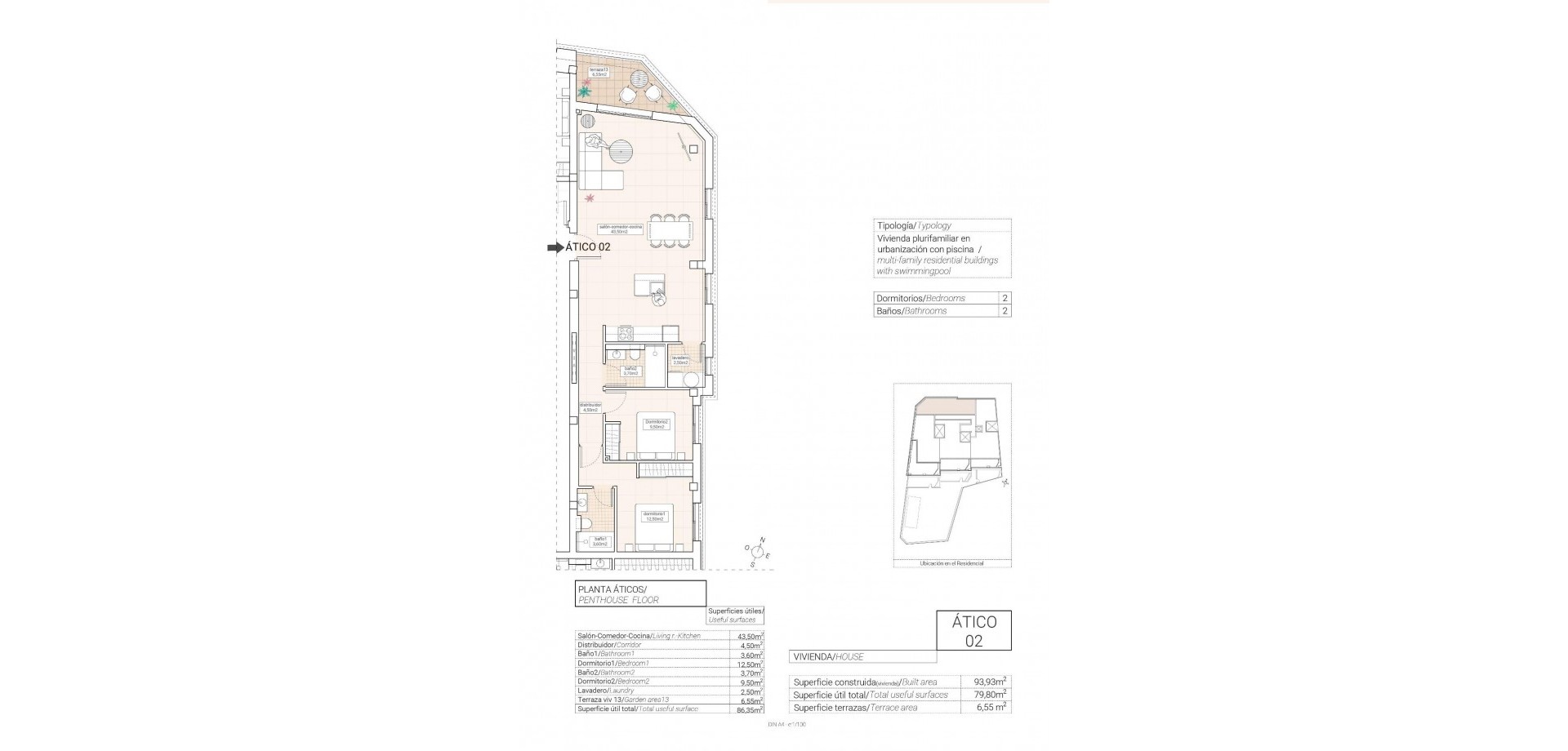 New Build - Apartment - Penthouse -
Hondón de las Nieves - Pueblo