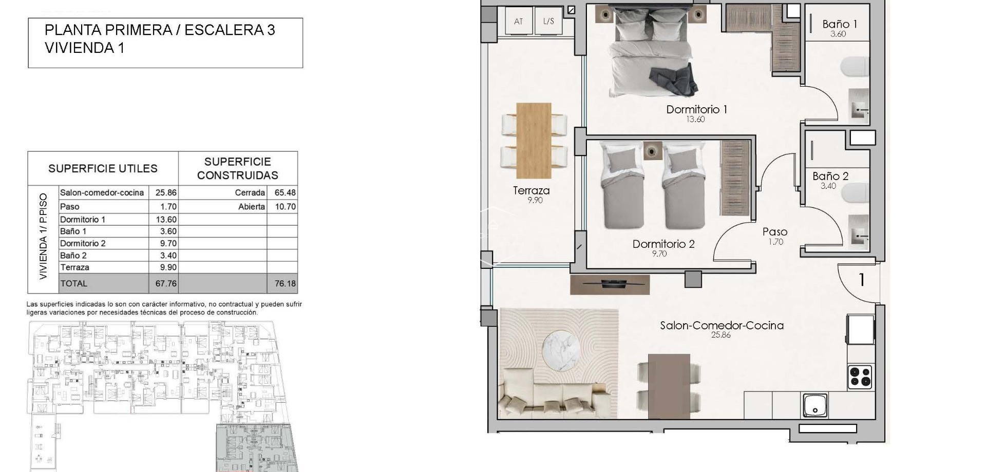 Nouvelle construction - Appartement -
Santa Pola - Estacion de autobuses