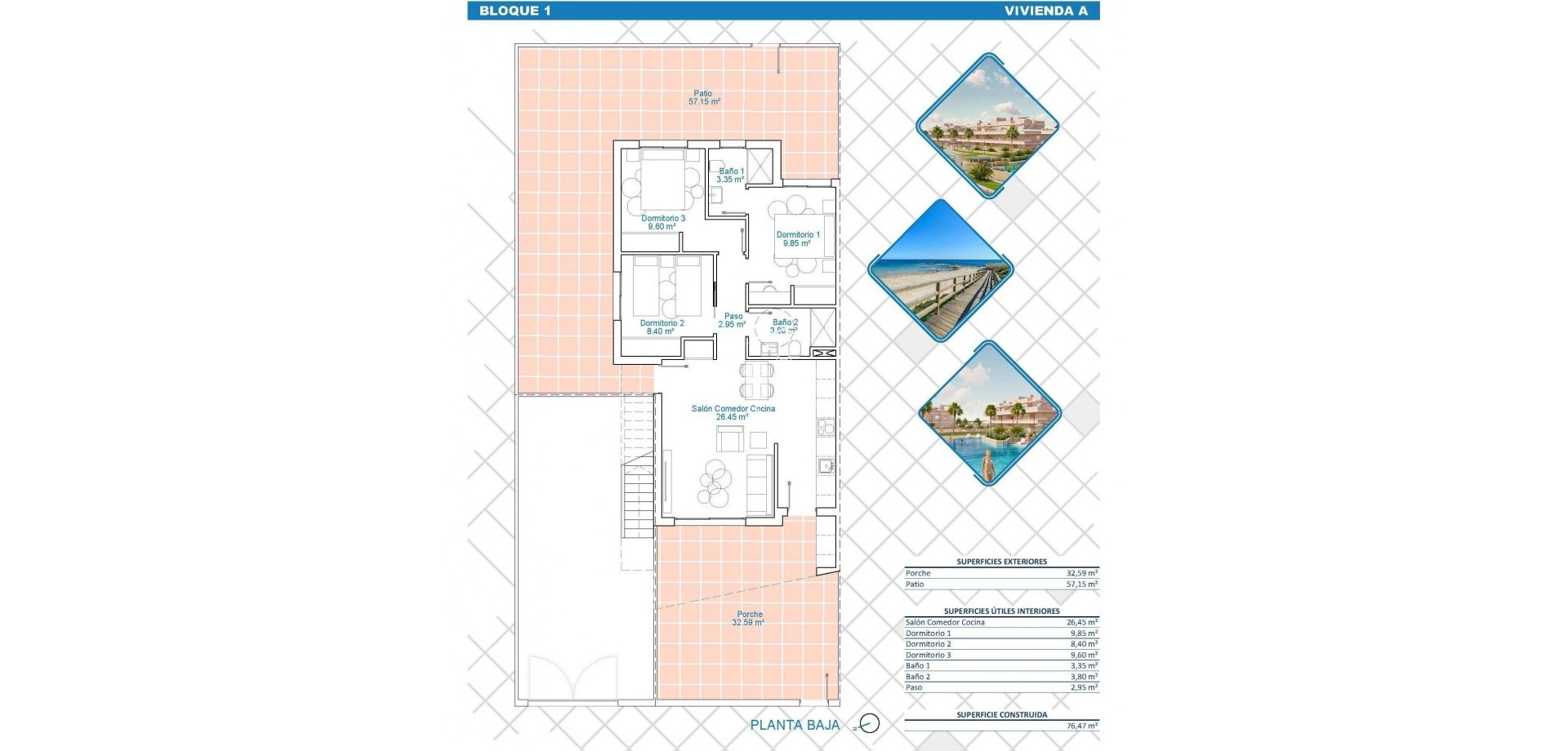 Nueva construcción  - Bungalow -
Pilar de la Horadada - Lo Monte