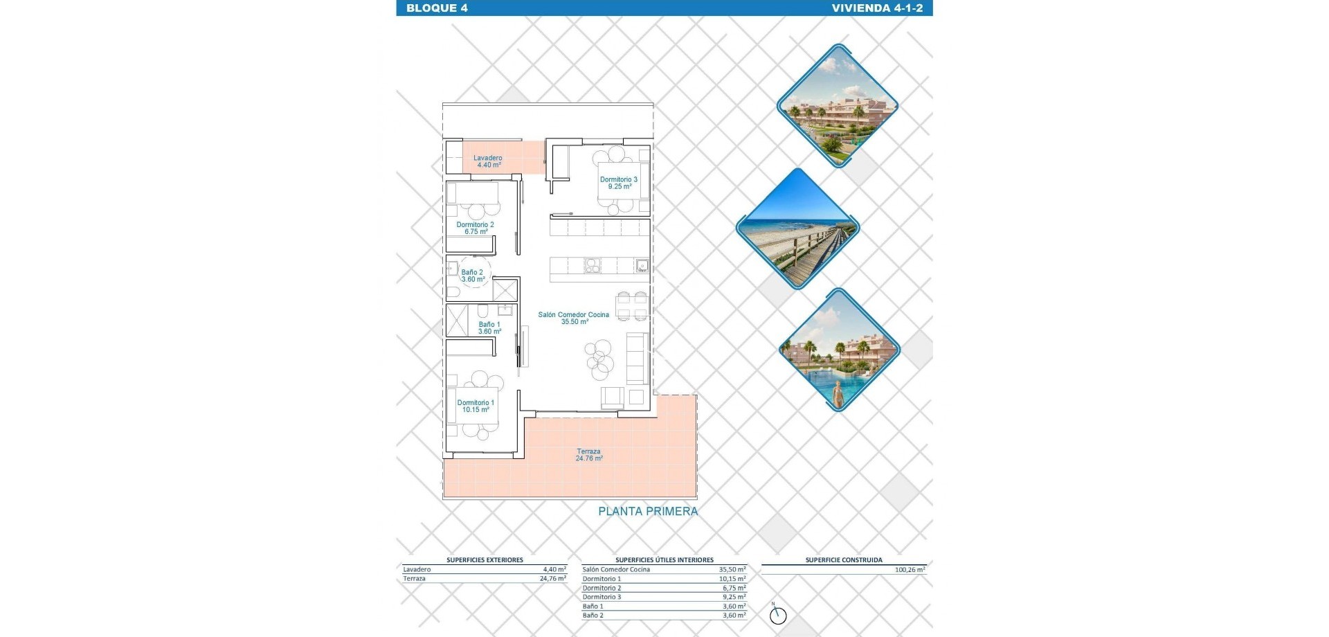 New Build - Apartment - flat -
Pilar de la Horadada - Lo Monte