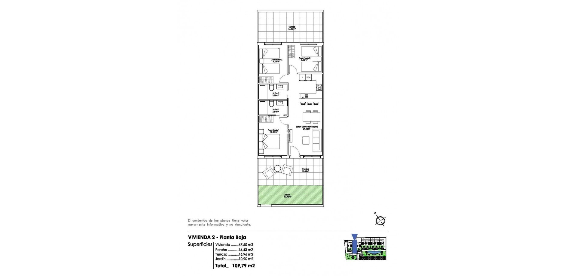 Nueva construcción  - Bungalow -
Pilar de la Horadada - Parque Ramon eugenio Escudero