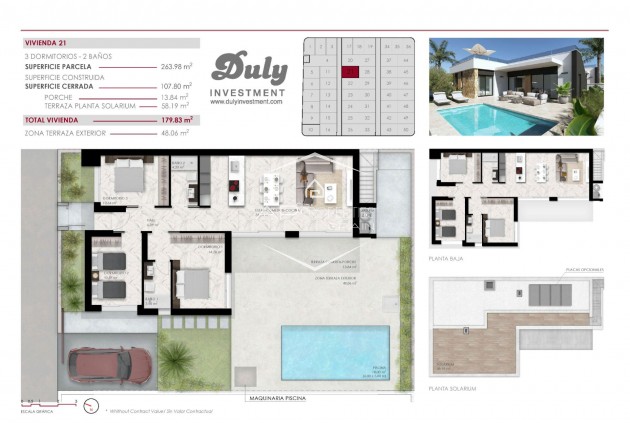 New Build - Villa - Detached -
Ciudad Quesada - Lo Marabú