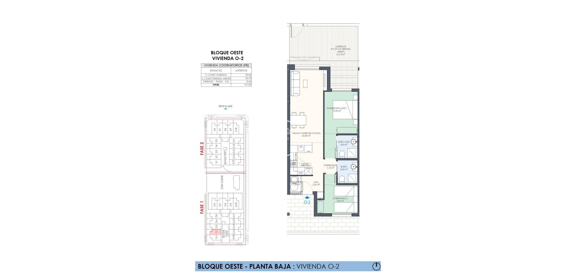 Nowy budynek - Bungalow -
Pilar de la Horadada - Playa de las Higuericas