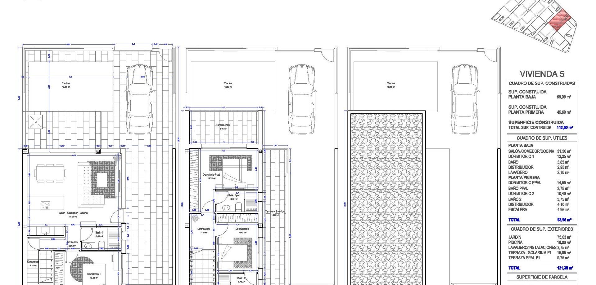 Nowy budynek - Willa - bliźniak -
San Pedro del Pinatar - Los Antolinos