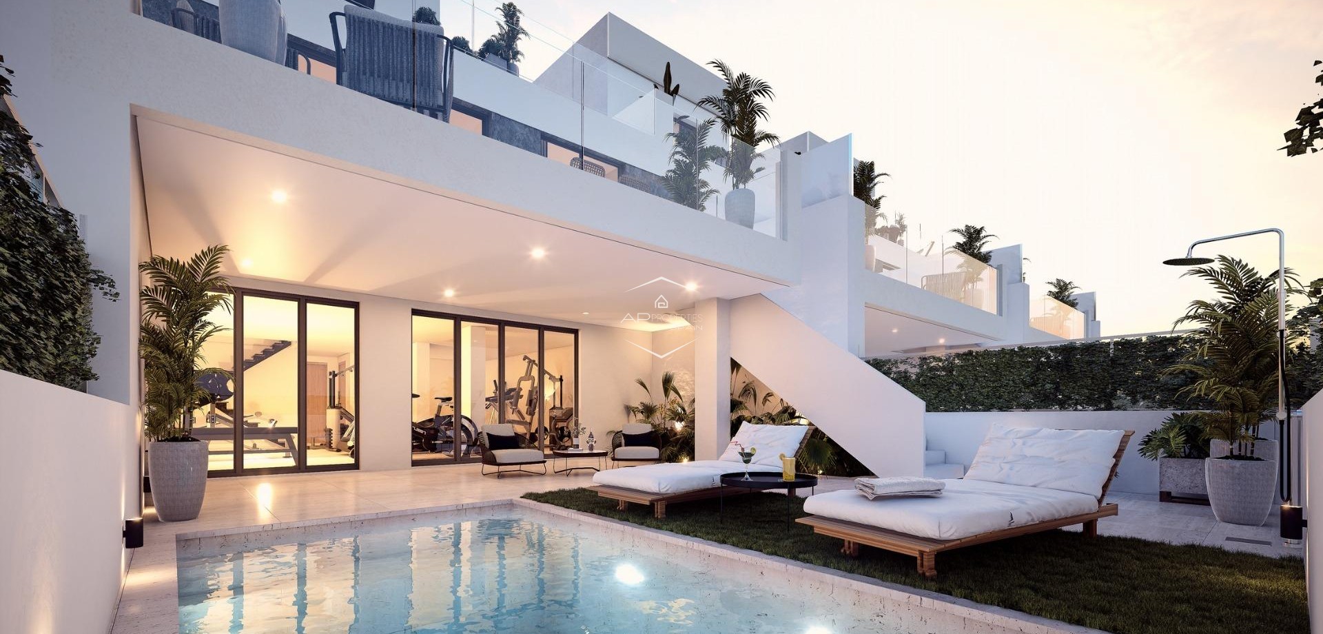 Nowy budynek - Willa - bliźniak -
Los Alcázares - Serena Golf