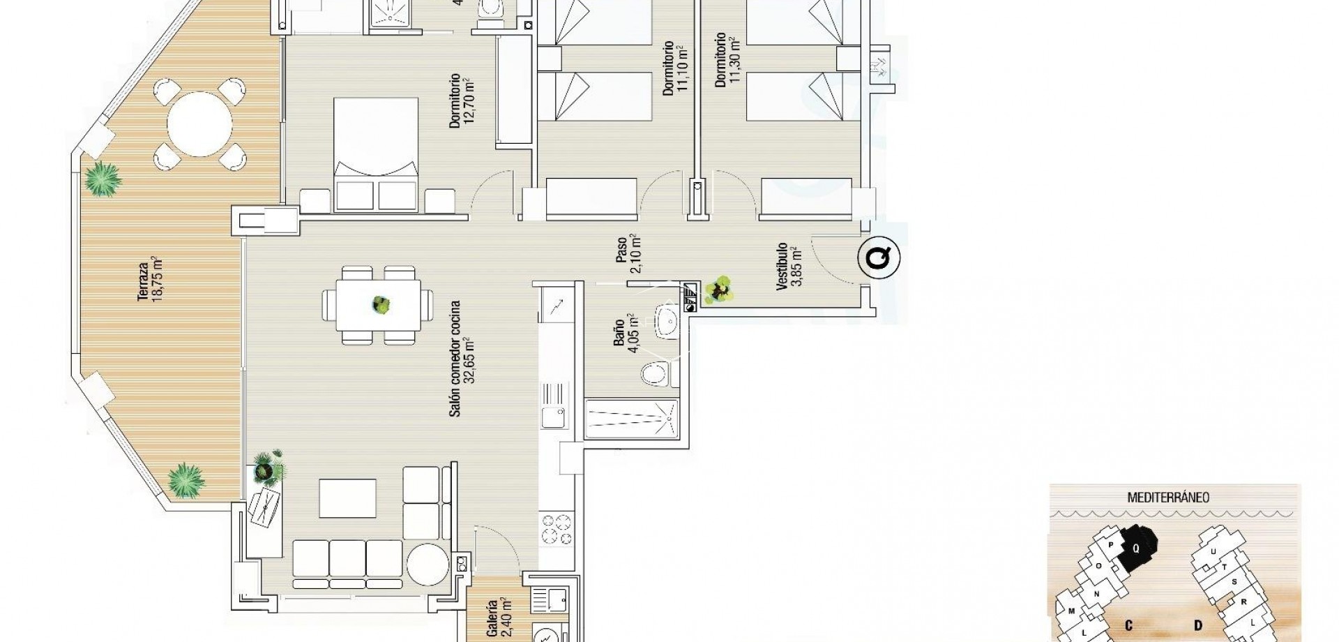 Nueva construcción  - Apartamento - piso -
La Manga del Mar Menor - La Manga