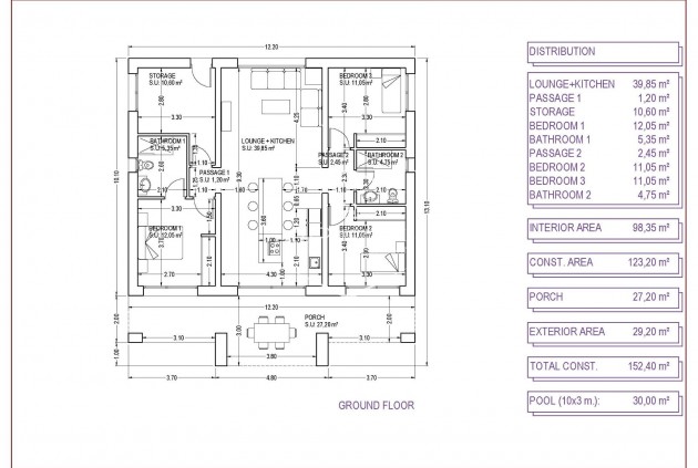 New Build - Villa - Detached -
Pinoso - Lel