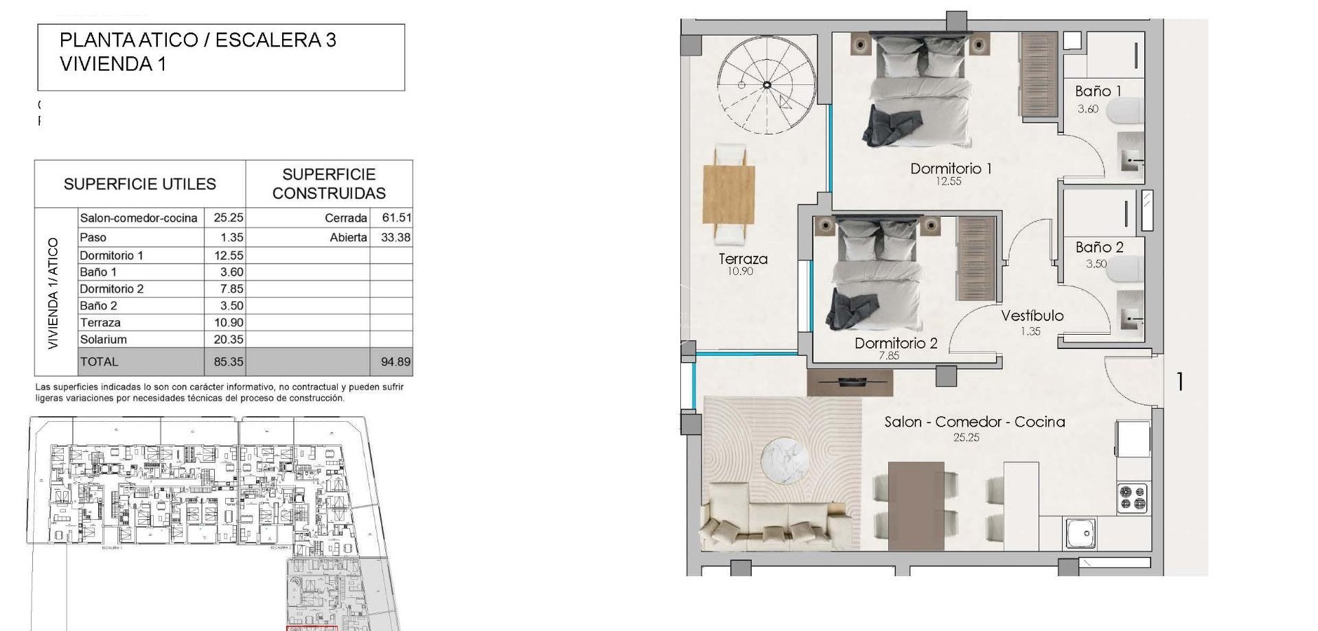 Nouvelle construction - Appartement - Penthouse -
Santa Pola - Estacion de autobuses