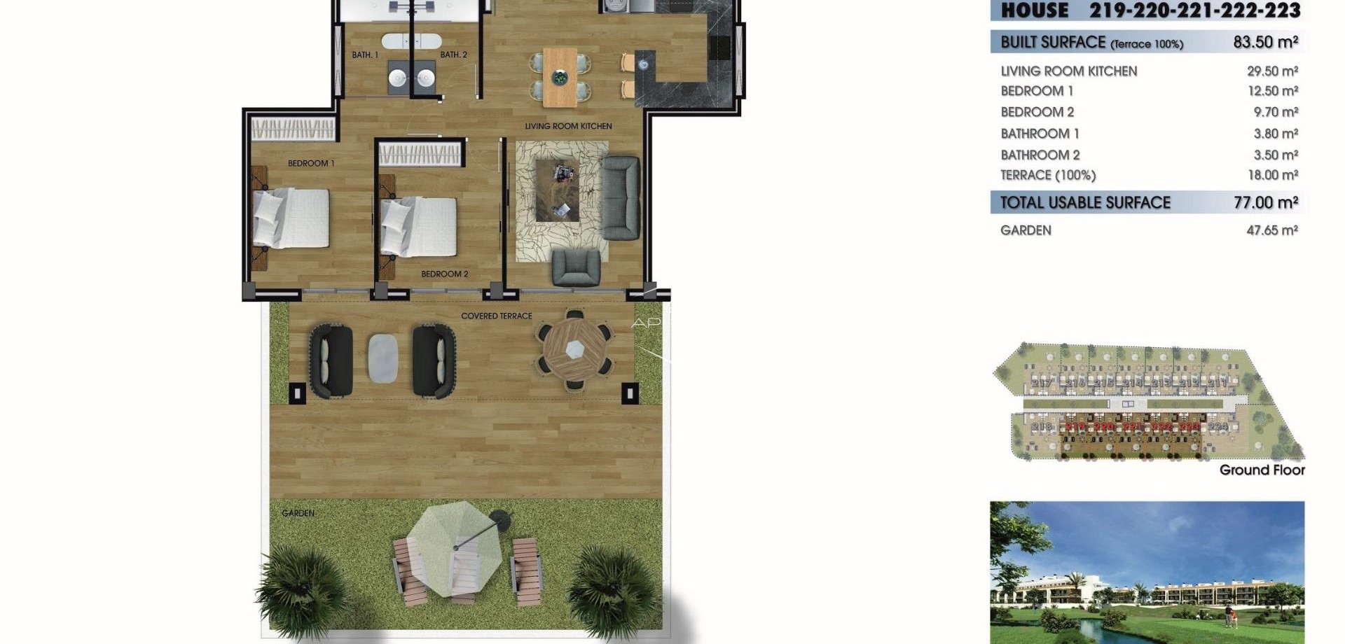 Nouvelle construction - Appartement -
Los Alcázares - La Serena Golf