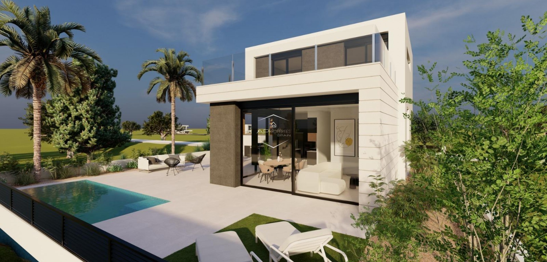 Nueva construcción  - Villa - Independiente -
Pilar de la Horadada - Roda Golf