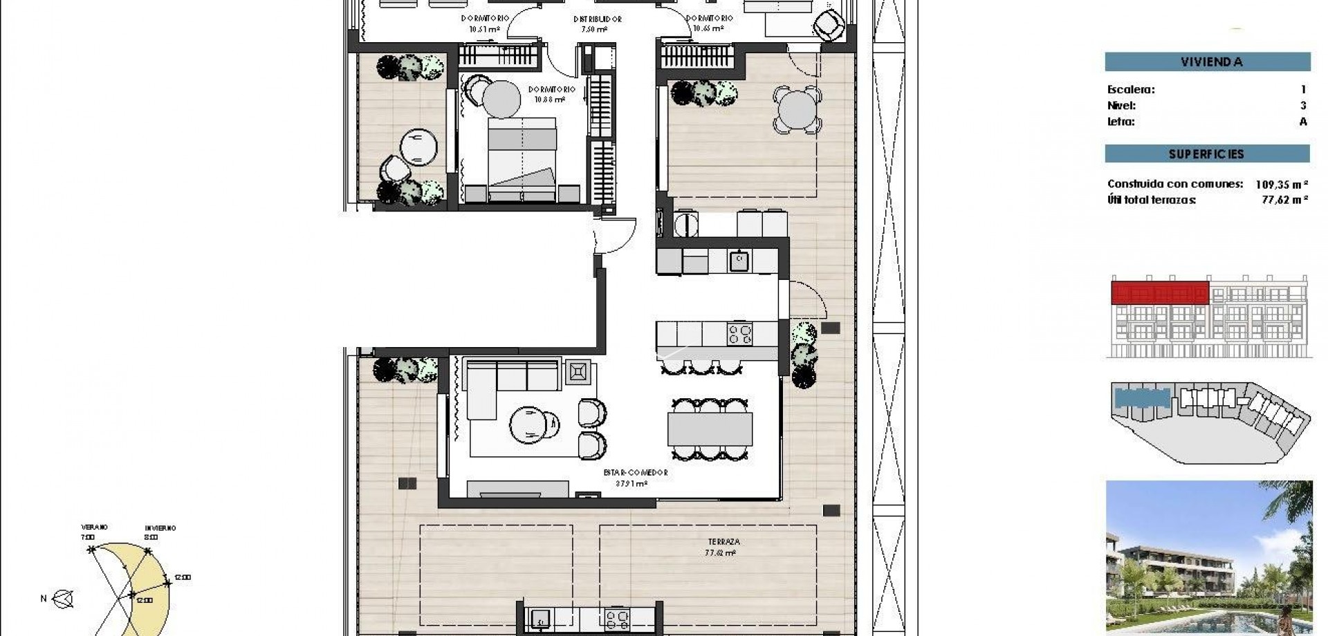 New Build - Apartment - Penthouse -
Torre Pacheco - Santa Rosalia