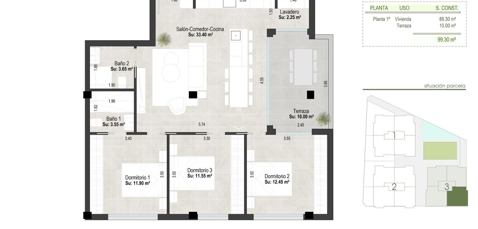 Nouvelle construction - Appartement -
San Pedro del Pinatar - Centro