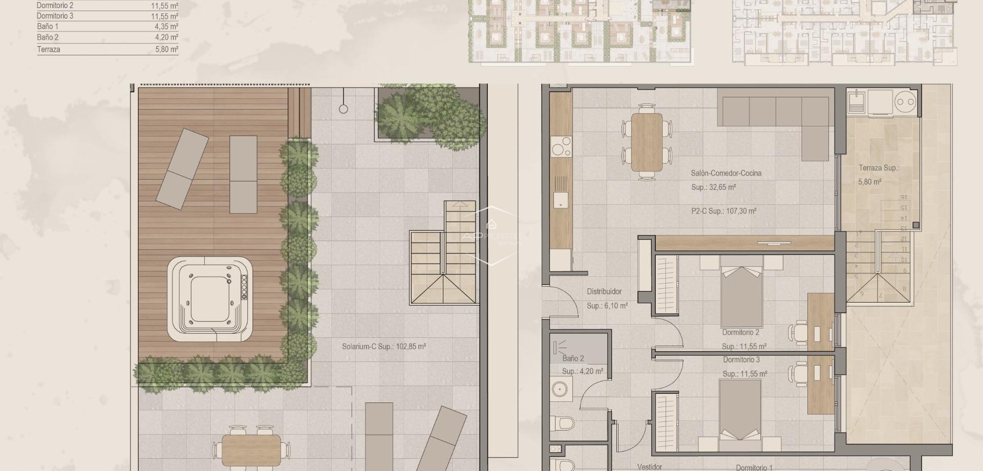 Nowy budynek - Apartament - Penthouse -
Torre Pacheco - Centro