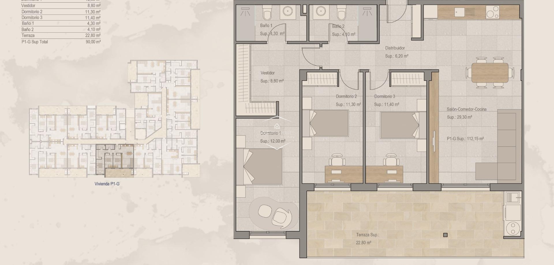 Nowy budynek - Mieszkanie - Apartament -
Torre Pacheco - Centro