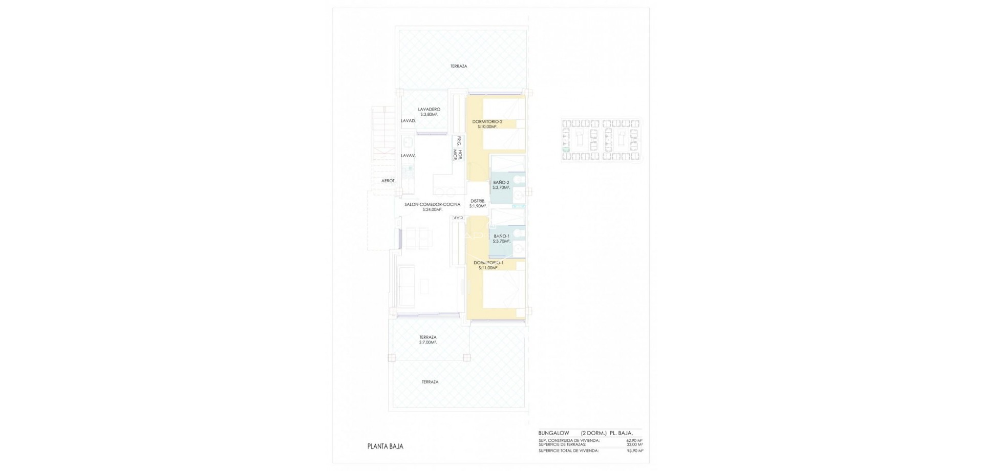 New Build - Bungalow -
Torrevieja - Los Balcones