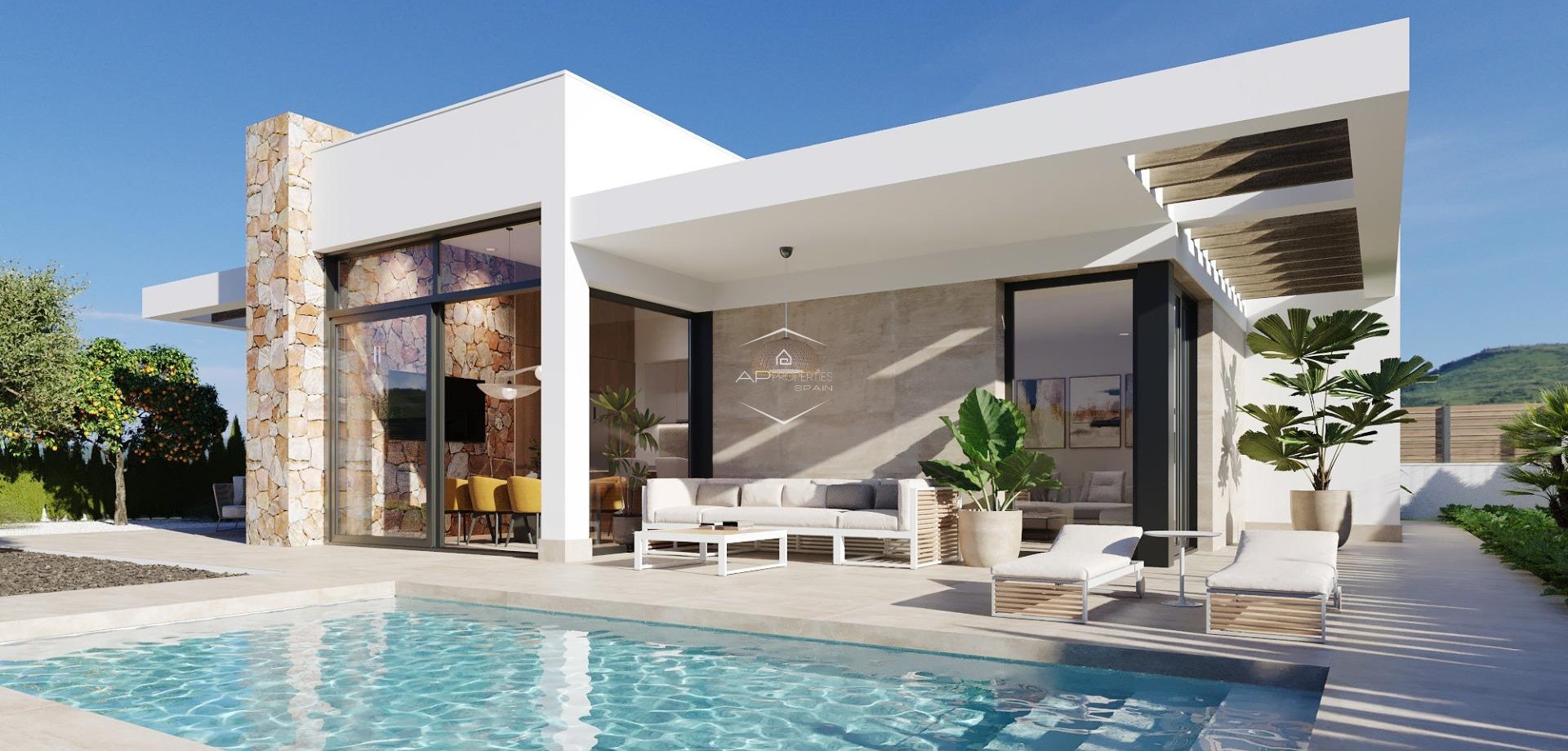 Nowy budynek - Willa - Dom wolnostojący -
Fuente Álamo - Hacienda del Alamo