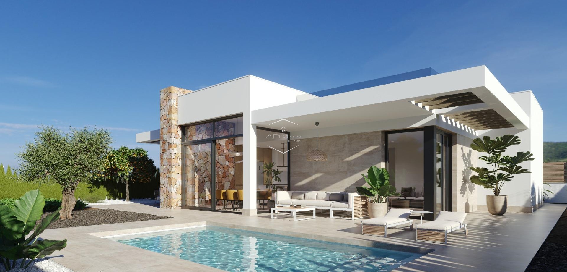 Nowy budynek - Willa - Dom wolnostojący -
Fuente Álamo - Hacienda del Alamo