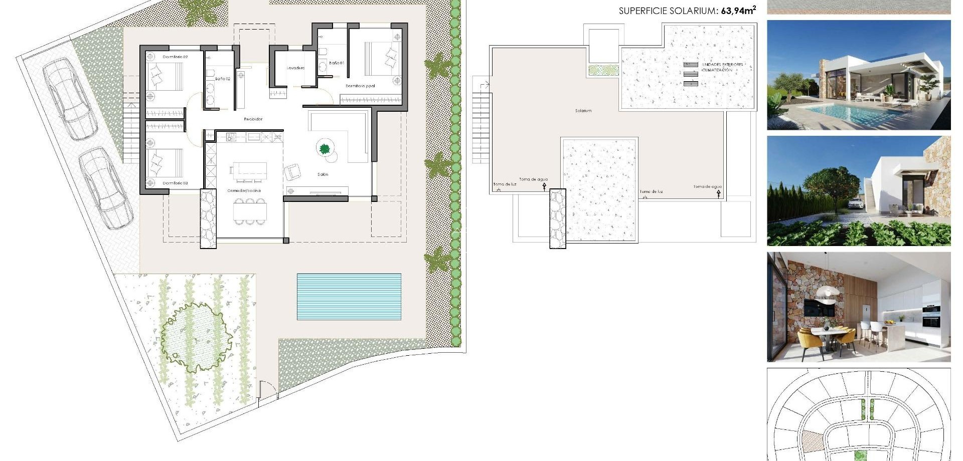 Nowy budynek - Willa - Dom wolnostojący -
Fuente Álamo - Hacienda del Alamo