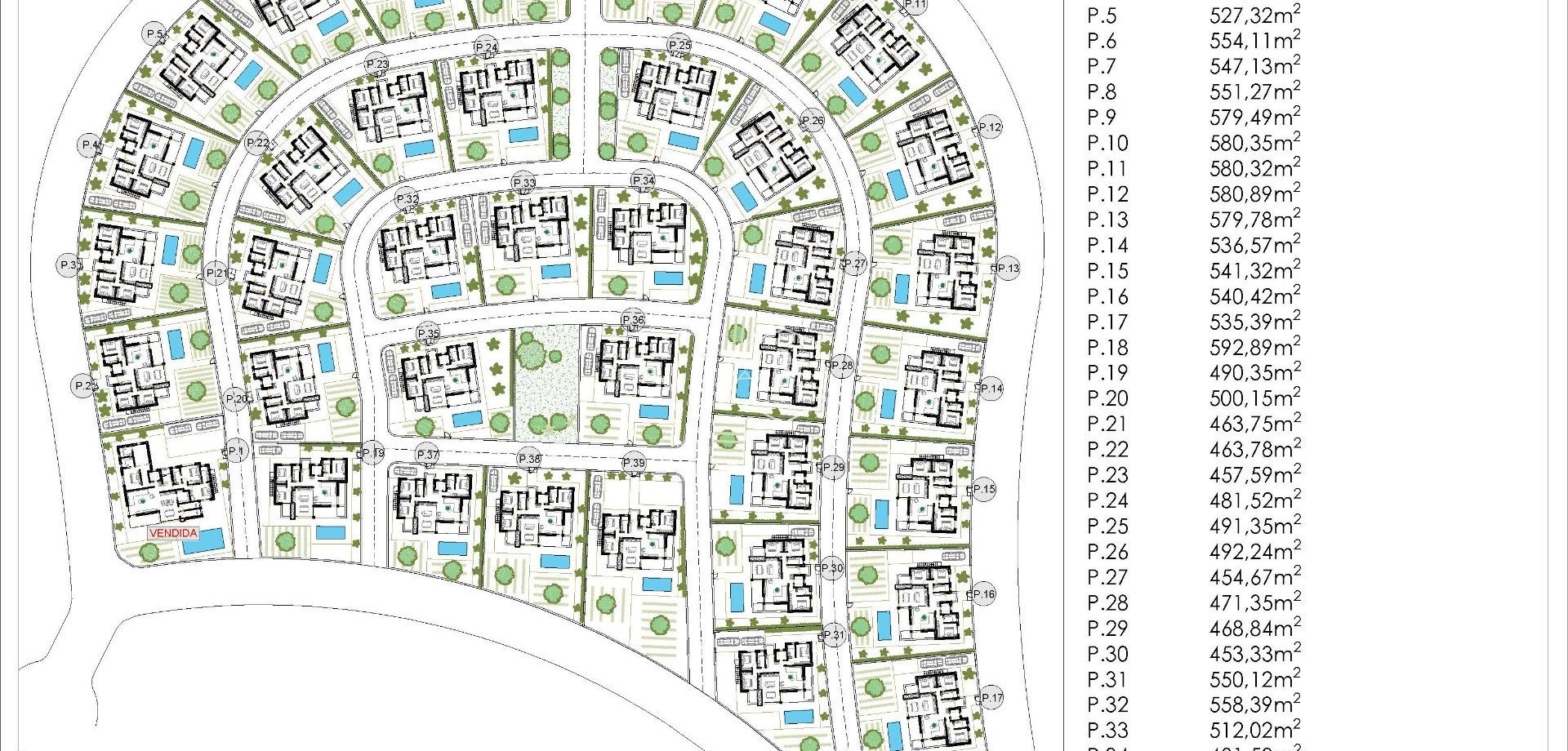 Nowy budynek - Willa - Dom wolnostojący -
Fuente Álamo - Hacienda del Alamo