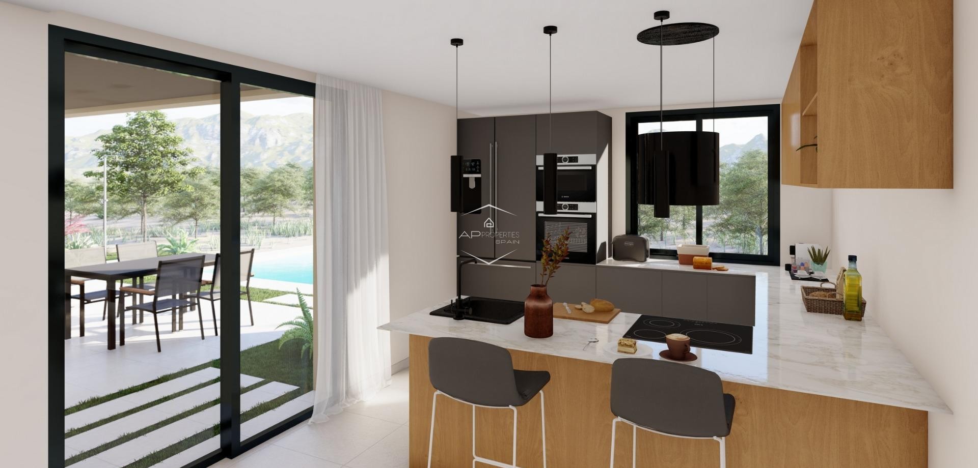 Nowy budynek - Willa - Dom wolnostojący -
Yecla