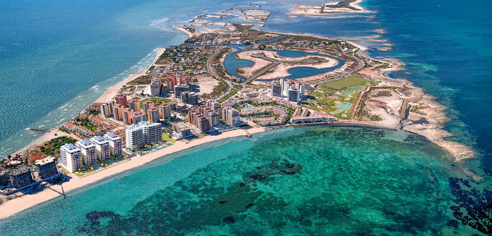 Nueva construcción  - Apartamento - piso -
La Manga del Mar Menor - 1ª Linea Del Mar Mediterraneo