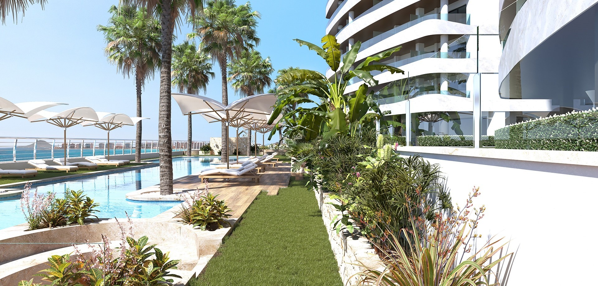 New Build - Apartment - flat -
La Manga del Mar Menor - 1ª Linea Del Mar Mediterraneo