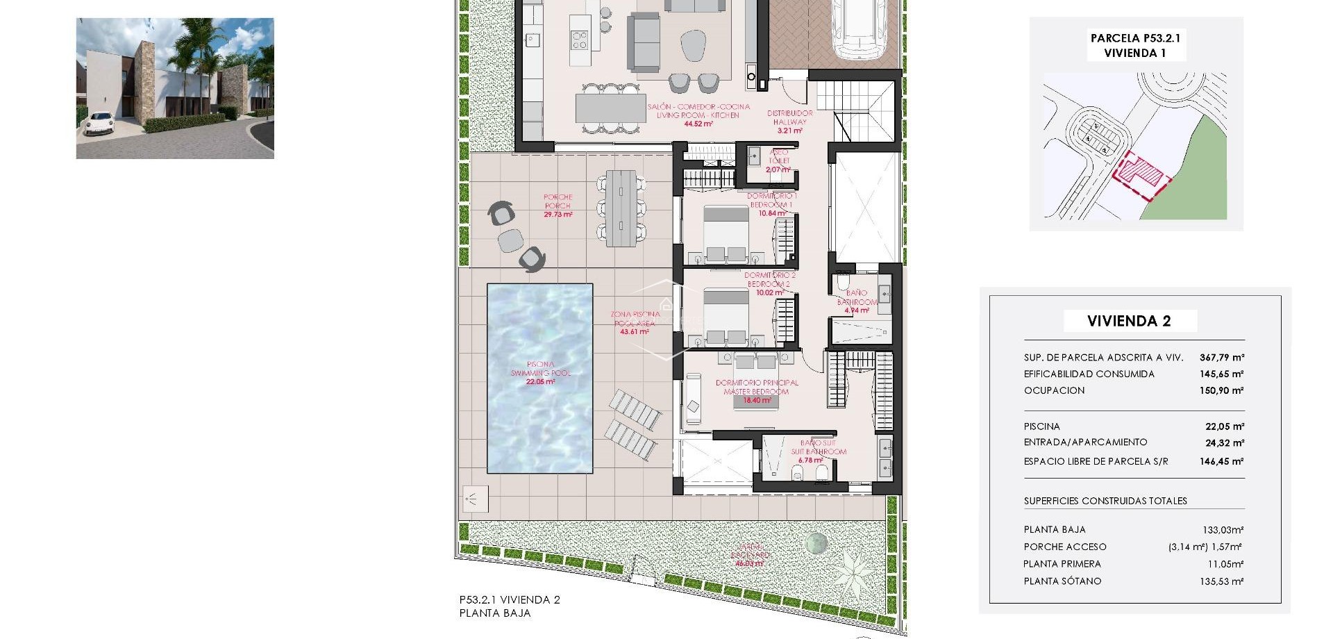 New Build - Villa - Detached -
Torre Pacheco - Santa Rosalia