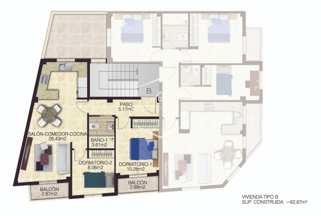 Nieuwbouw Woningen - Appartement- flat -
Jacarilla - pueblo