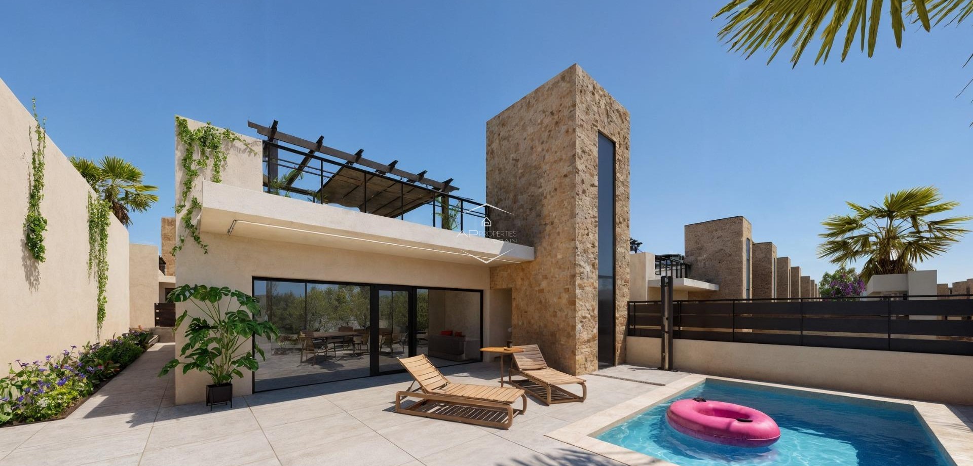 Nowy budynek - Willa - Dom wolnostojący -
Fuente Álamo - La Pinilla