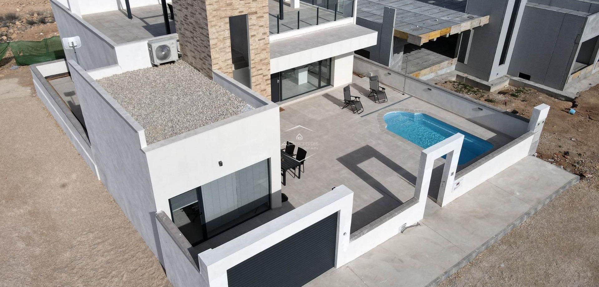 Nowy budynek - Willa - Dom wolnostojący -
Fuente Álamo - La Pinilla