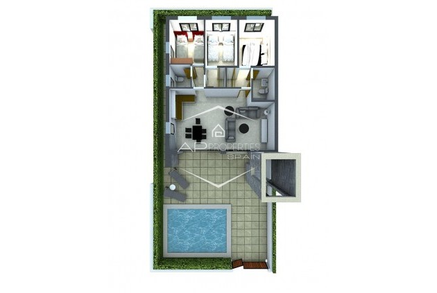 Nowy budynek - Willa - Dom wolnostojący -
Fuente Álamo - La Pinilla