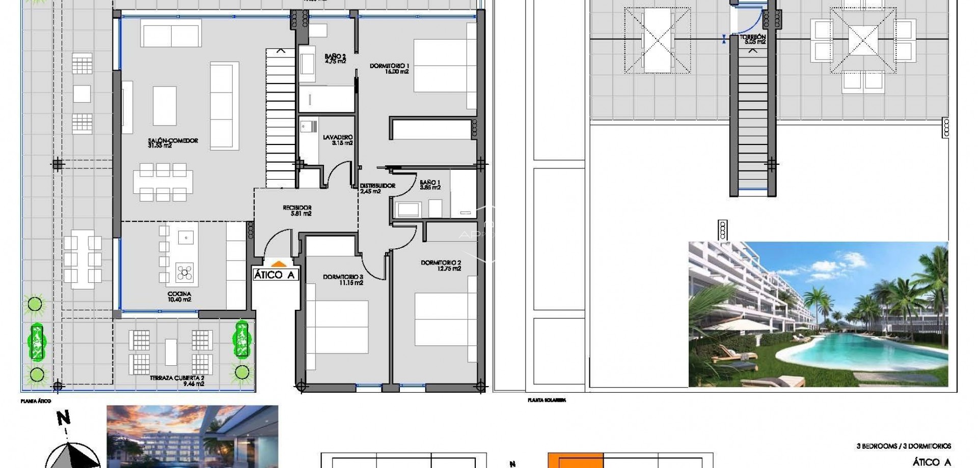 Nueva construcción  - Apartamento - Ático -
Cartagena - Mar De Cristal