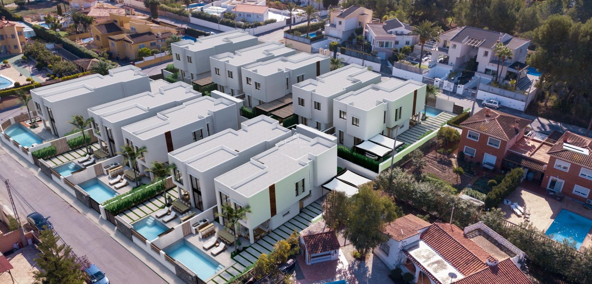 Nowy budynek - Willa - Dom wolnostojący -
Alfas del Pí - El Albir