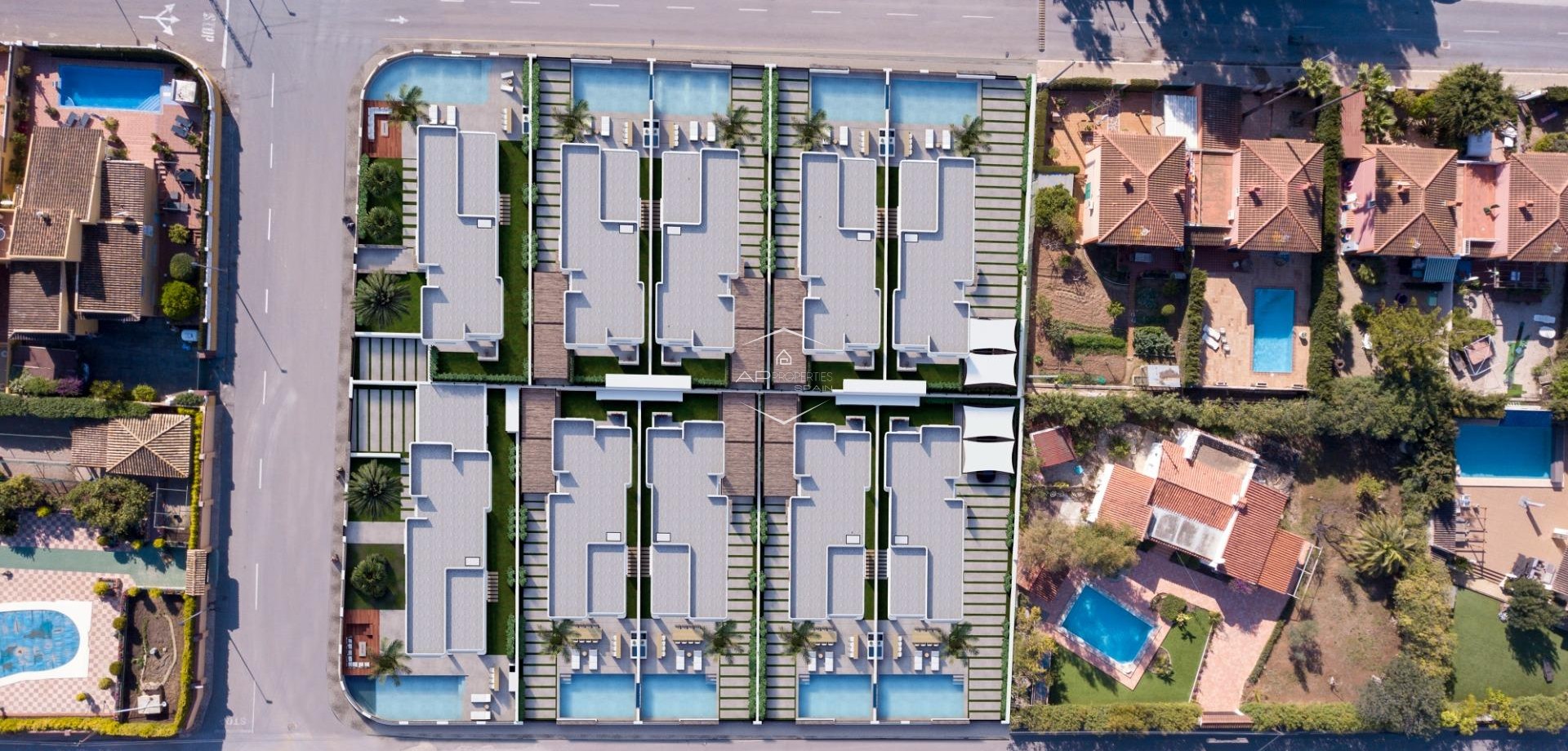 Nowy budynek - Willa - Dom wolnostojący -
Alfas del Pí - El Albir