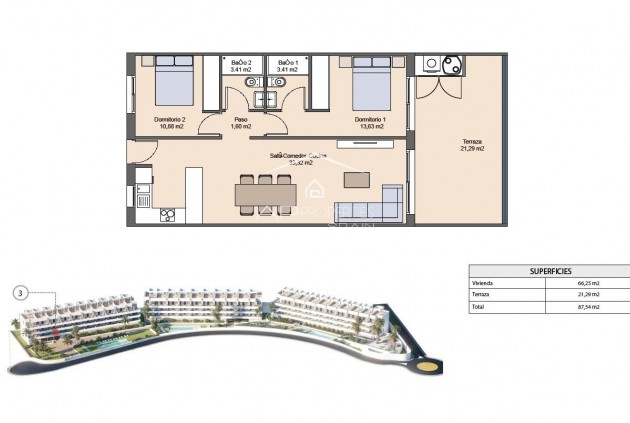 New Build - Apartment - flat -
Finestrat - Balcón de Finestrat