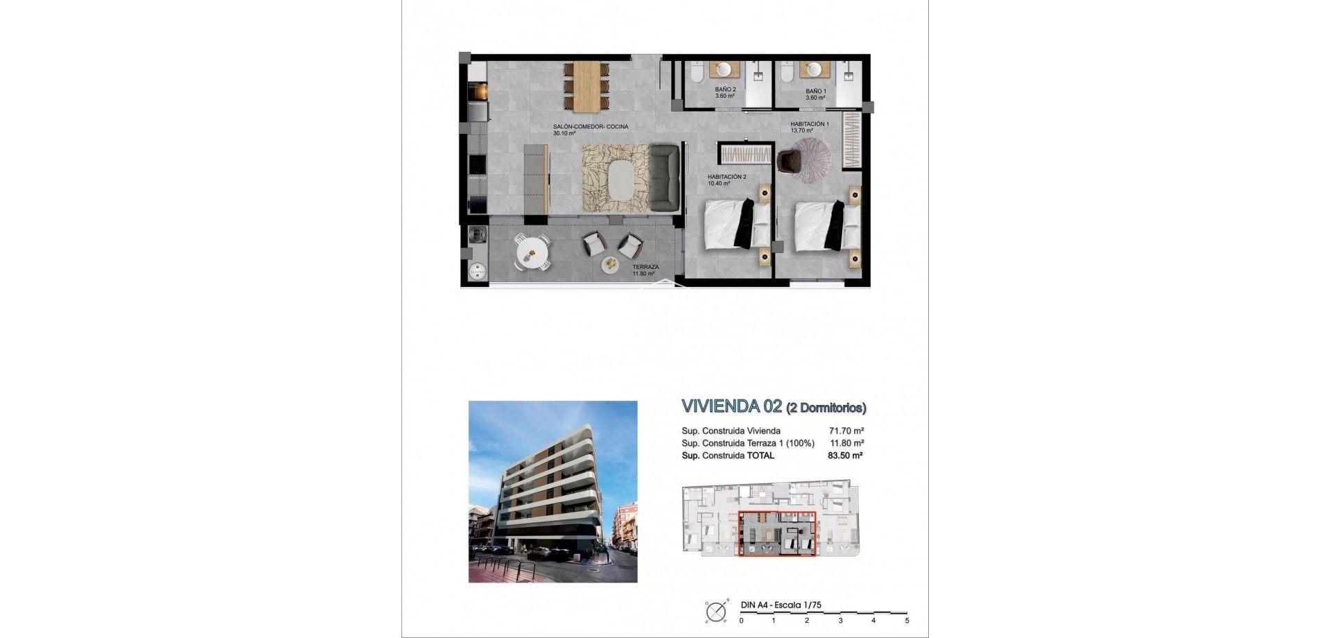Nouvelle construction - Appartement - Penthouse -
Santa Pola - pueblo