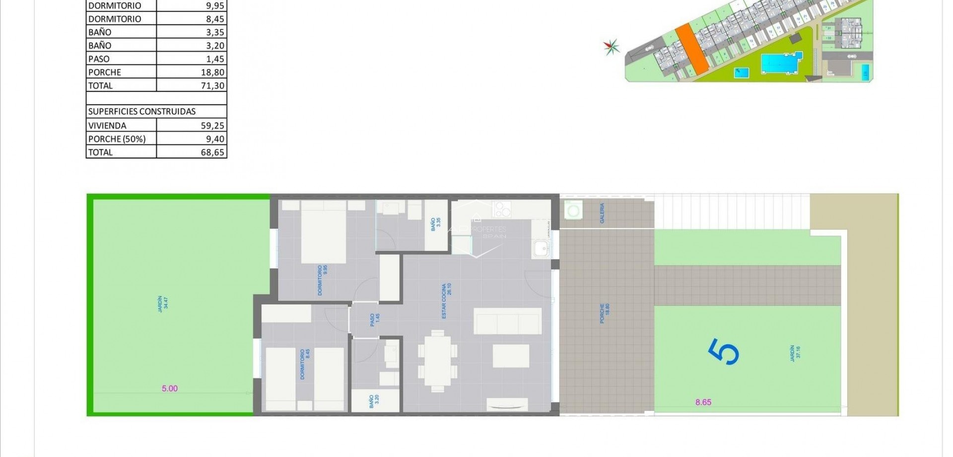 Nieuwbouw Woningen - Bungalow -
Pilar de la Horadada - pueblo