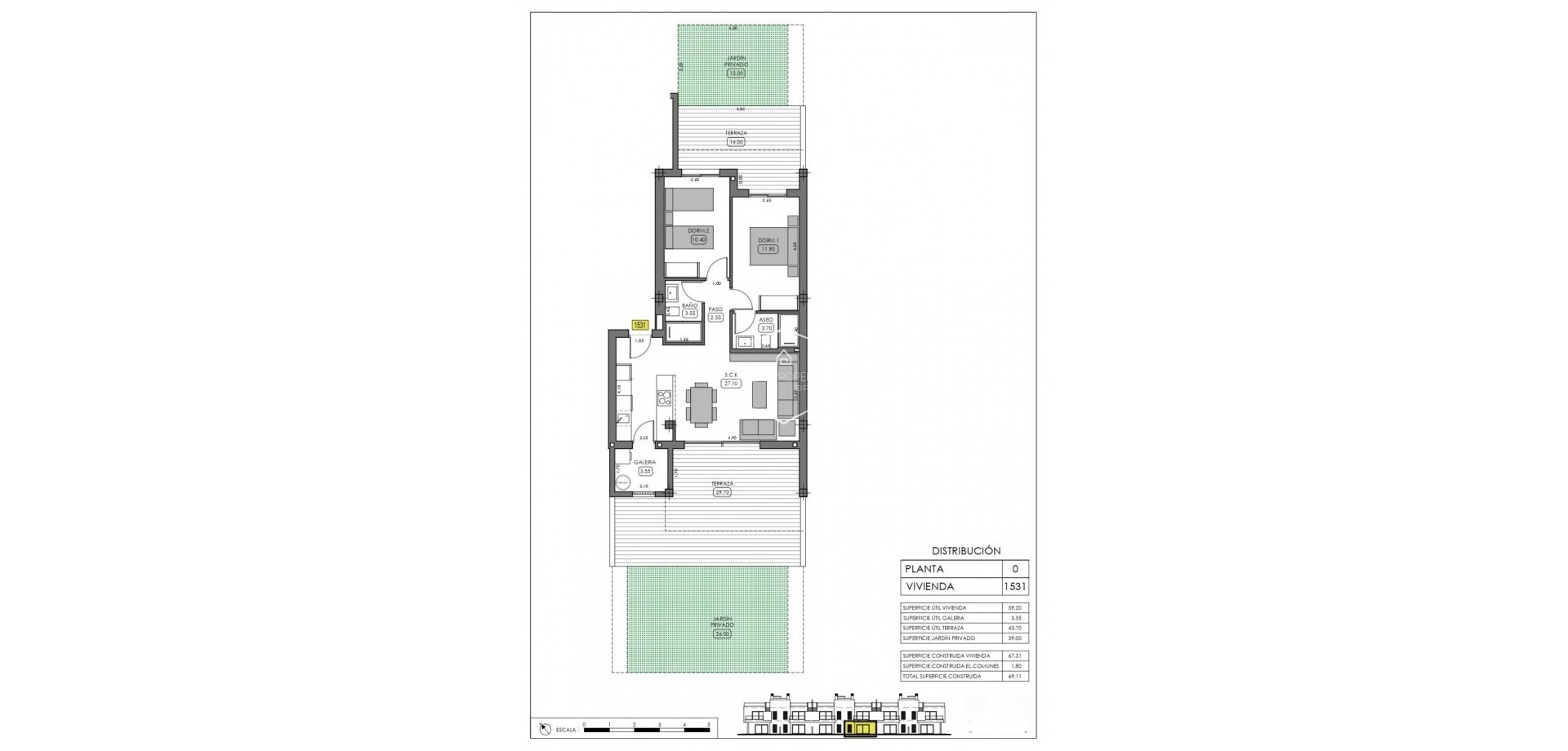 Nowy budynek - Bungalow -
Algorfa - La Finca