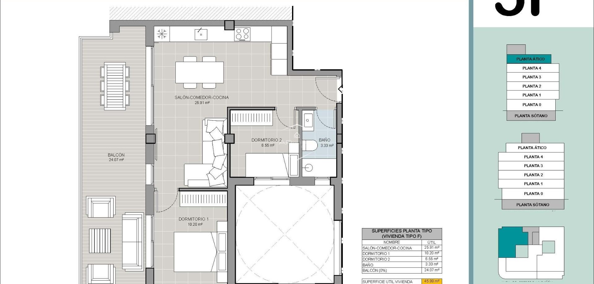 Nieuwbouw Woningen - Appartement - Penthouse -
Torrevieja - El acequión