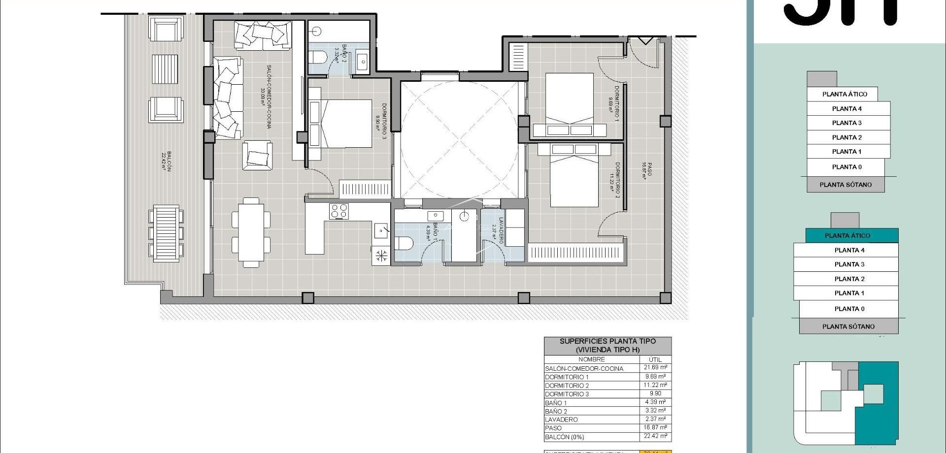Nowy budynek - Apartament - Penthouse -
Torrevieja - El acequión